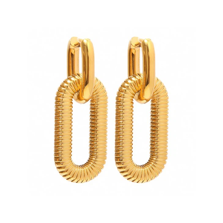 Double Link Earrings