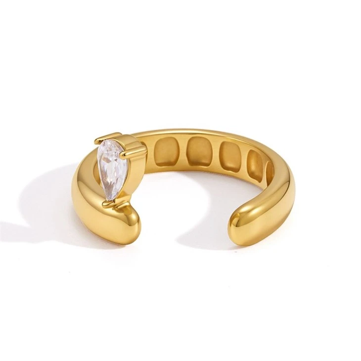 Smooth Thick Open Teardrop Band manufacturers